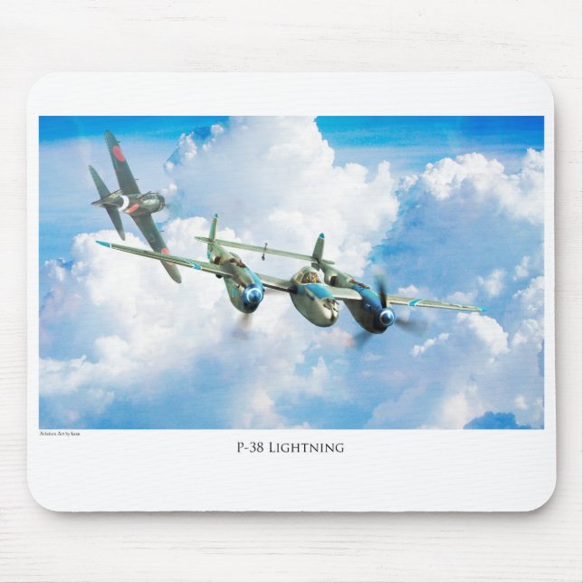 P-38 Lightning Musmatta (Framsidan)