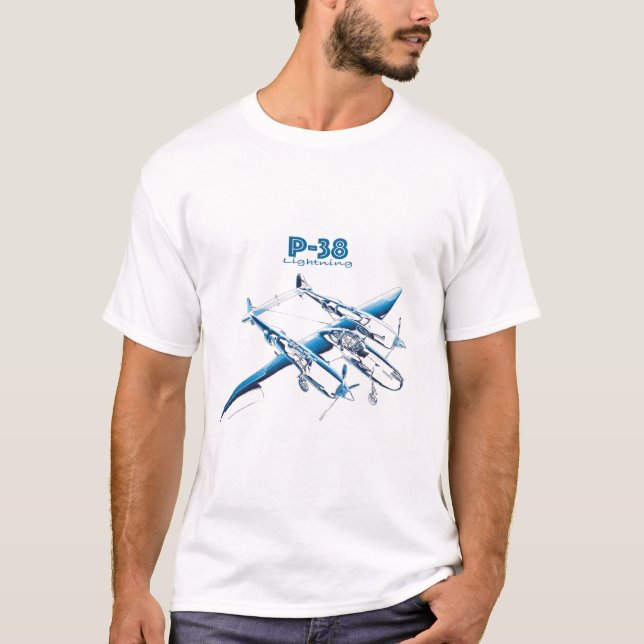 P-38 T SHIRT (Framsida)