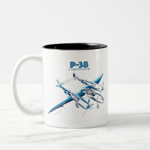 P-38 Två-Tonad MUGG