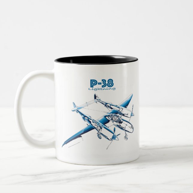 P-38 Två-Tonad MUGG (Vänster)