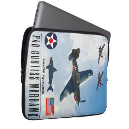 P-40 CURTISS WARHAWK FIGHTER SQUADRON LAPTOP FODRAL