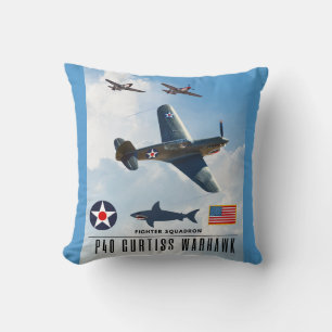 P-40 CURTISS WARHAWK JAKTPLAN SQUADRON KUDDE