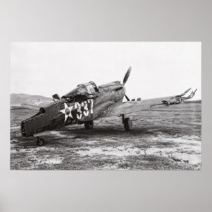 P-40 FLYGPLAN - PEARL HARBOR - 1941 POSTER