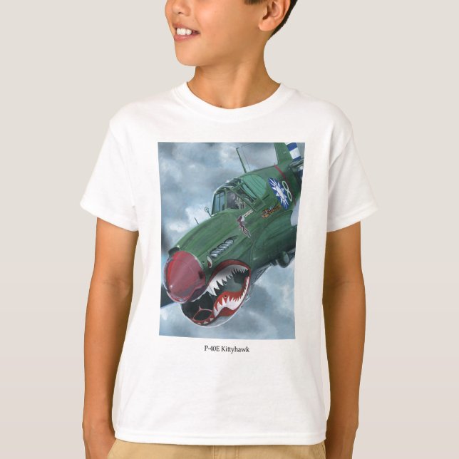 P-40 Kitty Hawk T-shirt (Framsida)