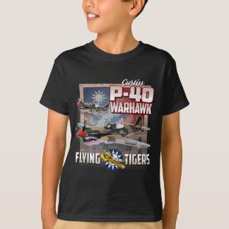 P-40 Warhawk Flies Tigers T Shirt