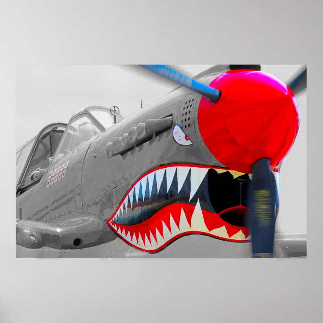 P-40 WARHAWK POSTER (Framsidan)