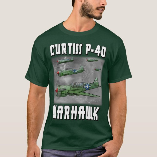 P-40 Warhawk T-shirt (Framsida)
