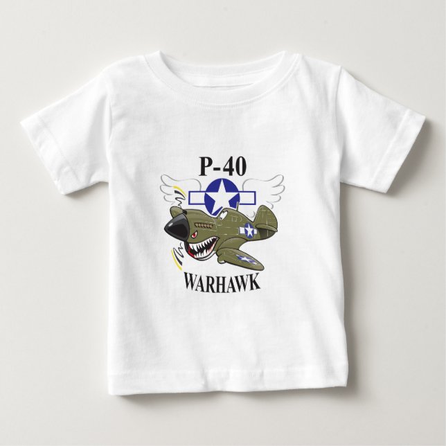 p-40 warhawk tee shirt (Framsida)