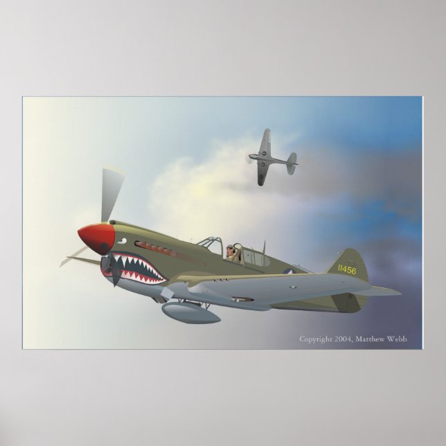 P-40 Warhawks Poster (Framsidan)