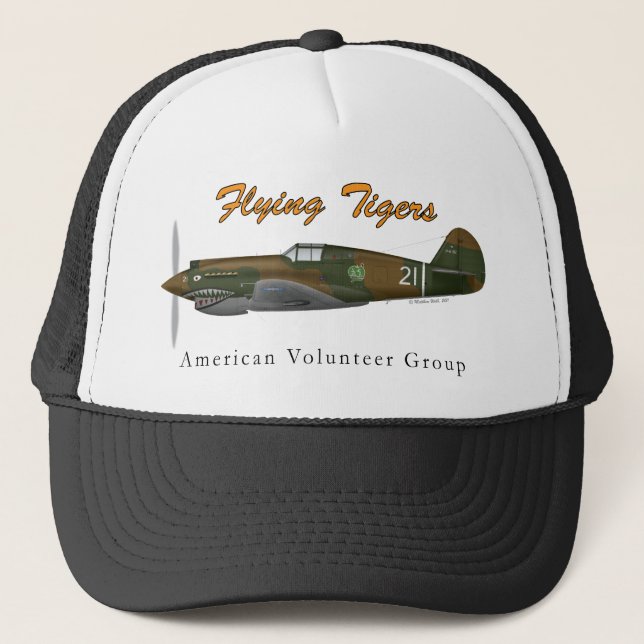 P--40Bflygtigrar Truckerkeps (Framsida)