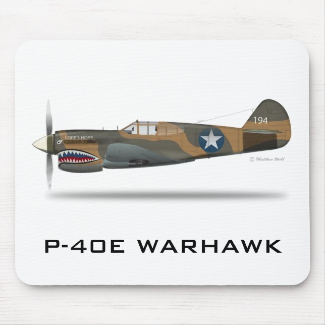 P-40E WARHAWK MUSMATTA (Framsidan)
