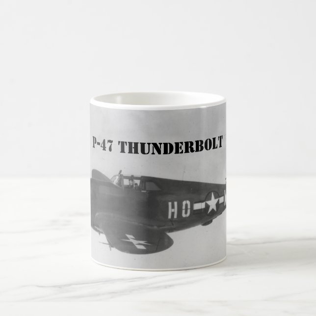 P-47 "Thunderbolt" 1944 Kaffemugg (Center)