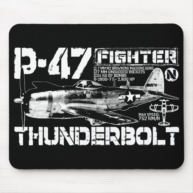 P-47 Thunderbolt Musmatta (Framsidan)