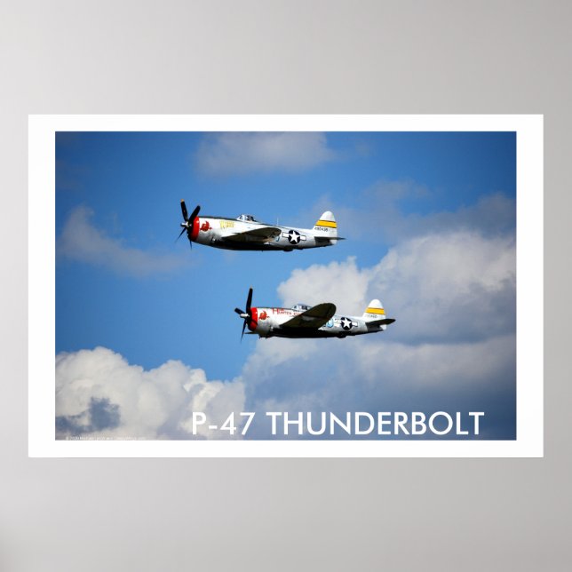 P-47 THUNDERBOLT "Nice Jugs" Poster (Framsidan)