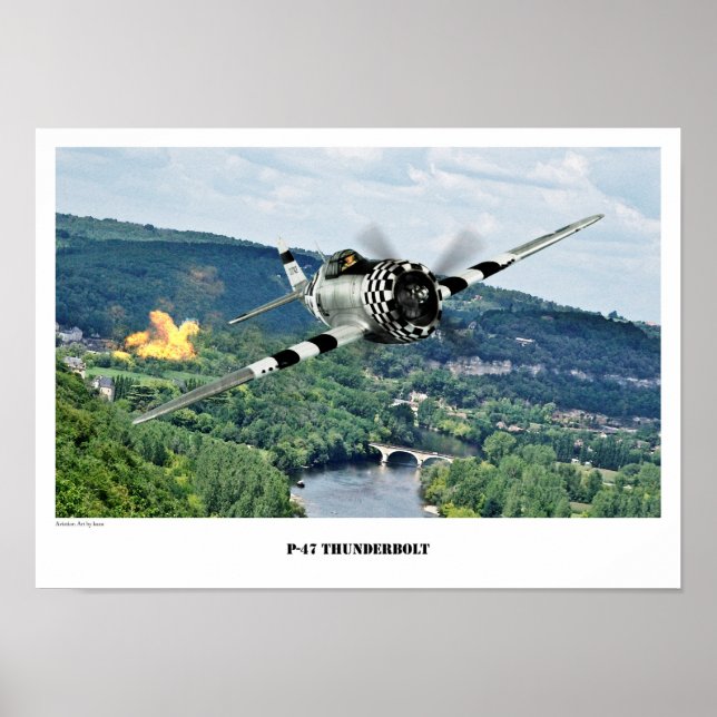 P-47 Thunderbolt Poster (Framsidan)