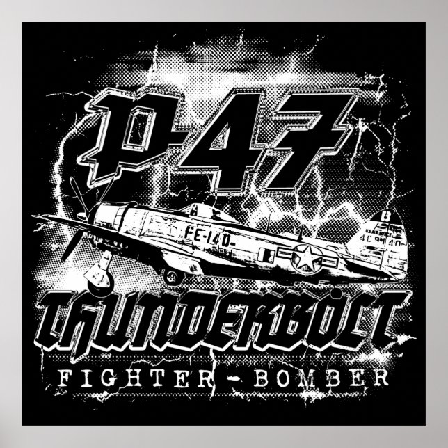 P-47 Thunderbolt Poster (Framsidan)