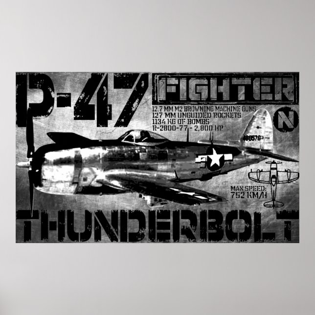 P-47 Thunderbolt Poster (Framsidan)