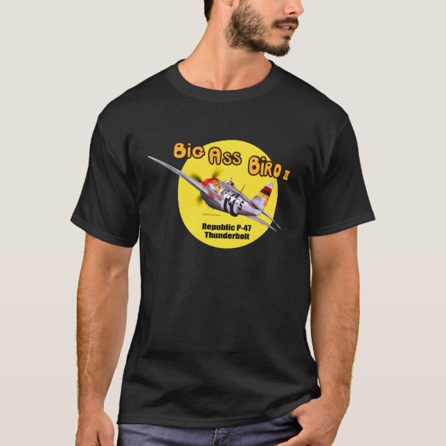 "P-47 Thunderbolt" T Shirt (Framsida)