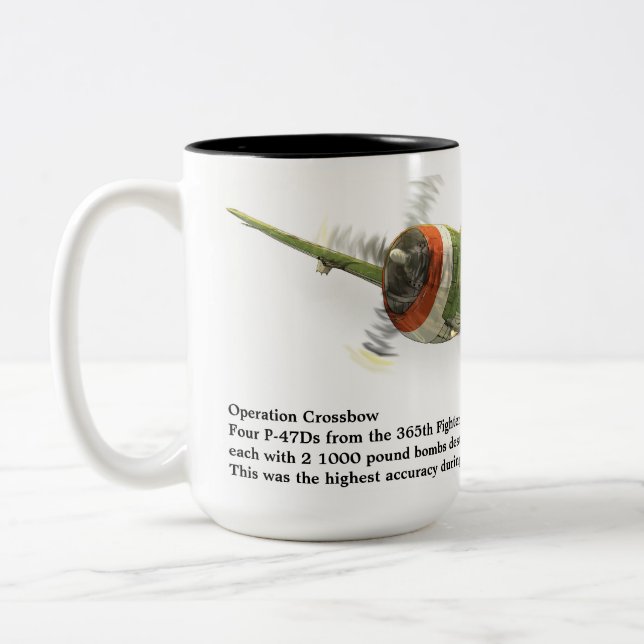 P-47D Thunderbolt Två-Tonad Mugg (Vänster)