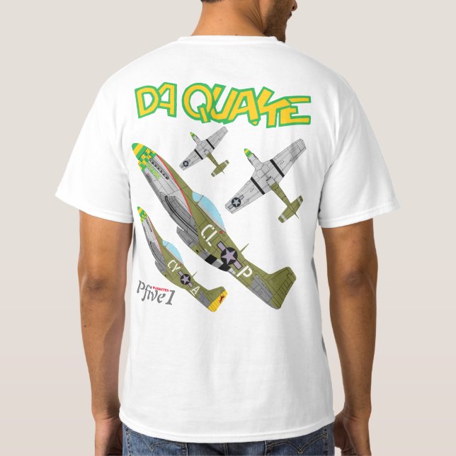 P-51 DA QUAKE T-Shirt- T Shirt (Baksida)