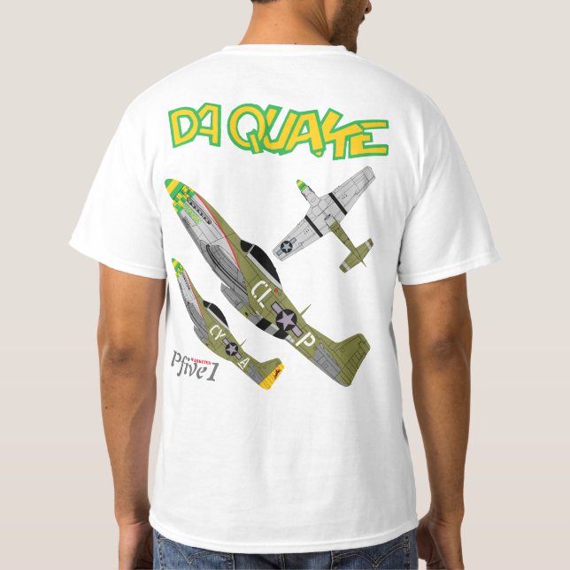 P-51 DA SKÄLVER T-SHIRT (Baksida)