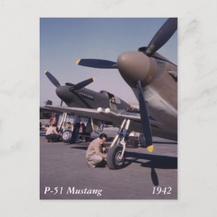 P-51 Mustang, 1942 Vykort