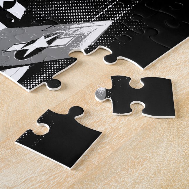 P-51 Mustang 8x10 Photo Puzzle med Gift Box Pussel (Sidan)