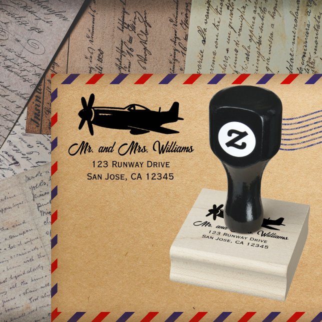 P-51 Mustang Airplane Coola Pilot Roligt Aviation Stämpel (Skapare uppladdad)