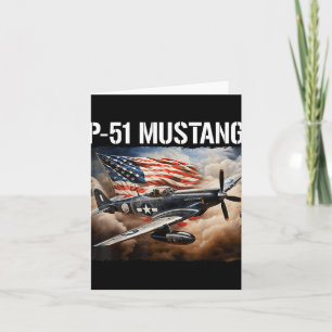 P-51 Mustang American Ww2 Fighter Airlines P-51 Mu Kort