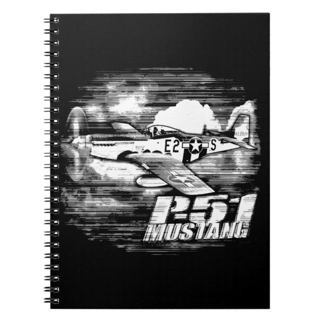 P-51 Mustang Anteckningsbok (Framsidan)