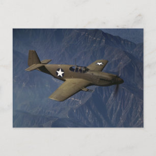 P-51 Mustang in Flight, 1942 Vykort