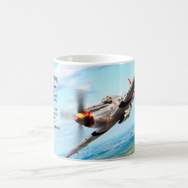 P-51 Mustang Kaffemugg (Center)