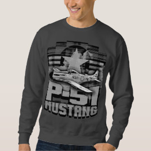 P-51 Mustang Lång Ärmad Tröja