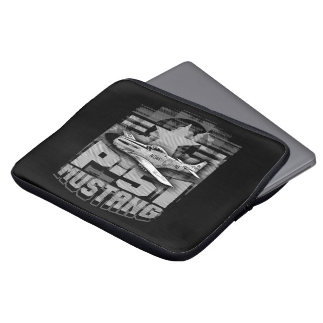 P-51 Mustang Laptop Fodral (Framsida topp)