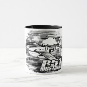 P-51 Mustang Mugg
