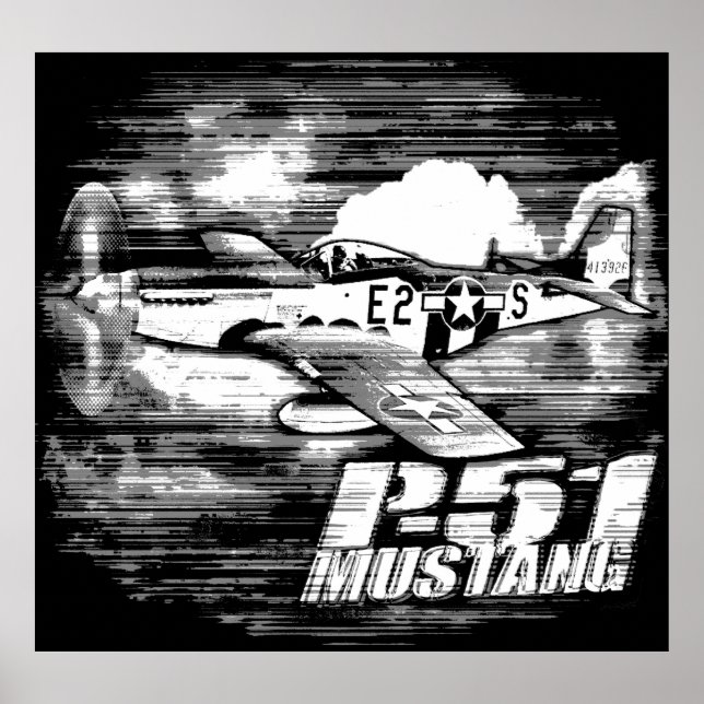 P-51 Mustang Poster (Framsidan)