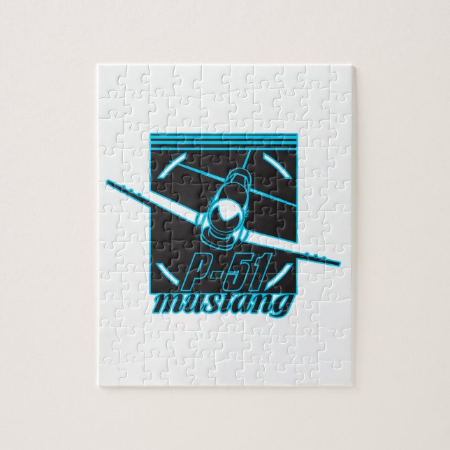 P-51 mustang pussel (Vertikal)