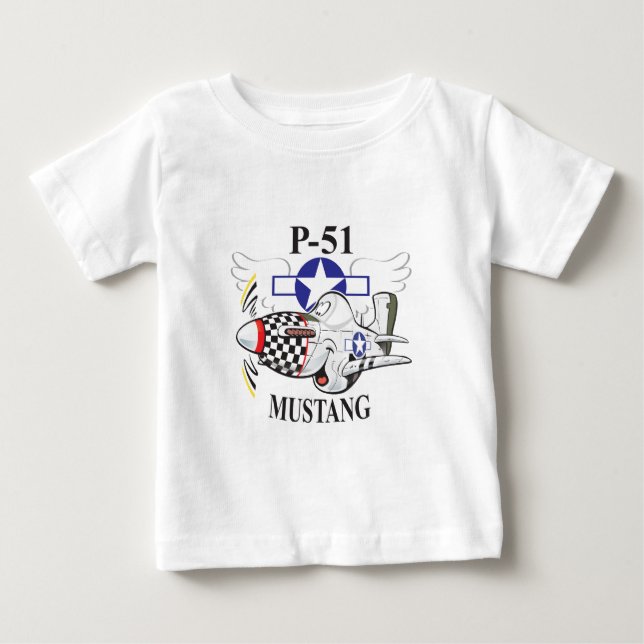 p-51 mustang t shirt (Framsida)