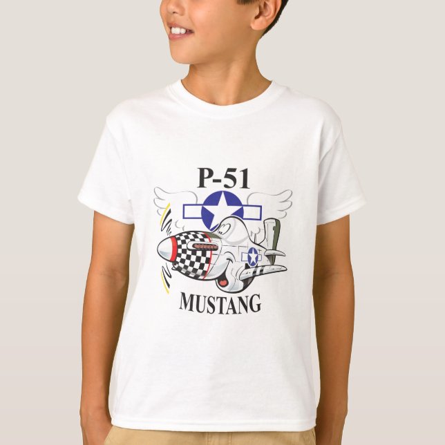 p-51 mustang tee (Framsida)