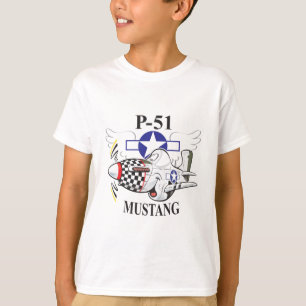 p-51 mustang tee shirt