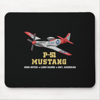 P-51 Mustang Världskrig II Fighter Bomber Musmatta