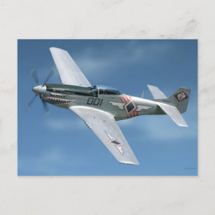 P-51 "Zambales-haj" Vykort