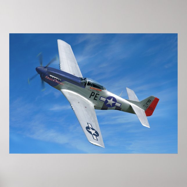 P-51D "Cripes A' Mighty" Poster (Framsidan)