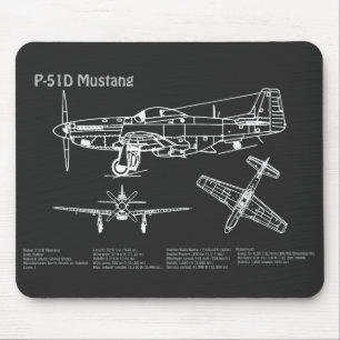 P-51D Mustang - Flygplanets utkast PD Musmatta