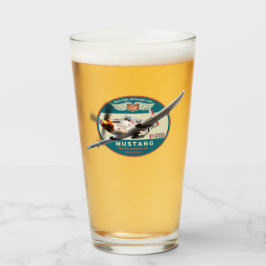 "P-51D Mustang" Glaskopp