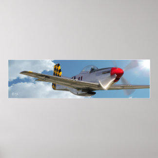 ’P-51D Mustang’ Poster