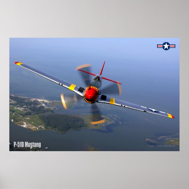 P-51D MUSTANG POSTER (Framsidan)