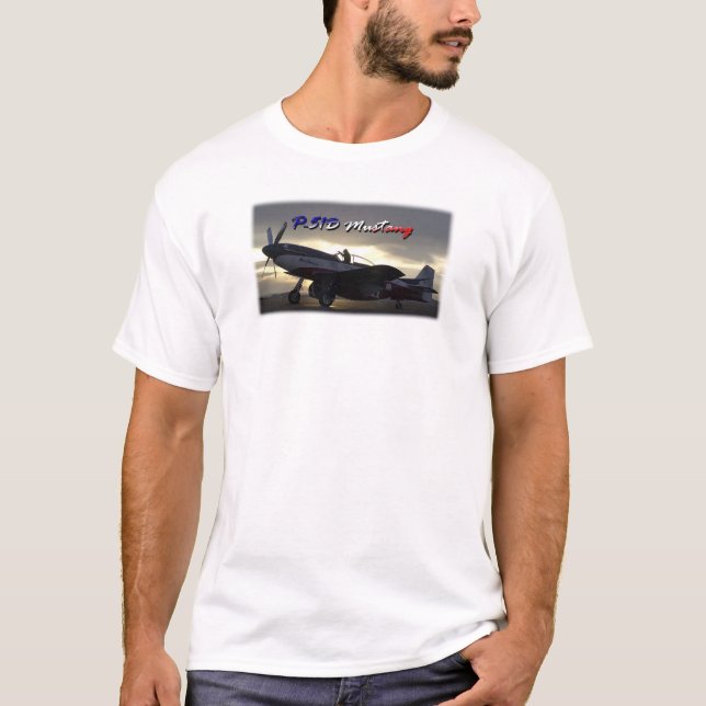 P--51DMustang T-shirt (Framsida)
