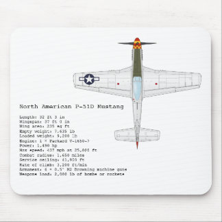 P--51DMustangmousepad Musmatta