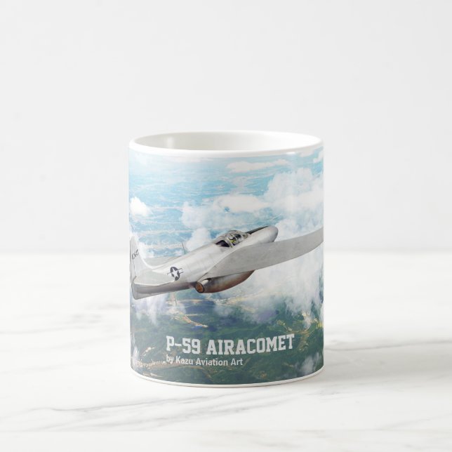 P-59 Airacomet  Kaffemugg (Center)